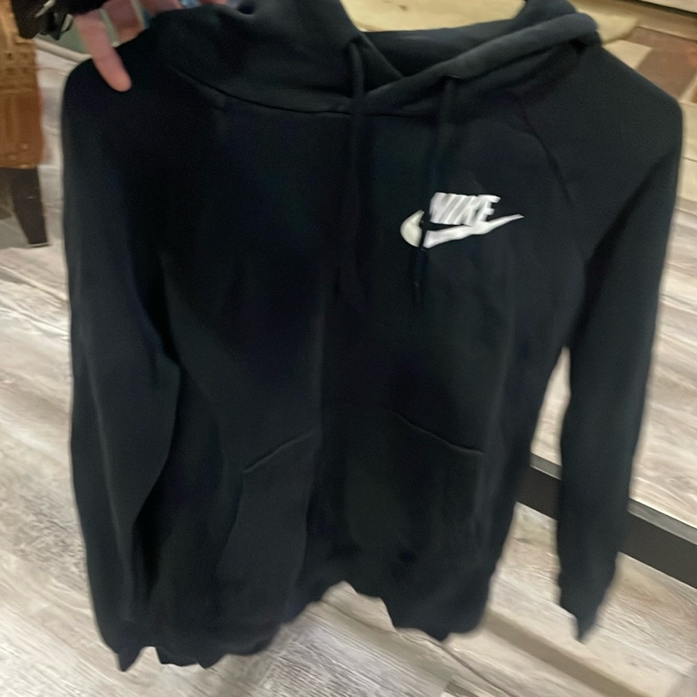 Black casual Nike hoodie